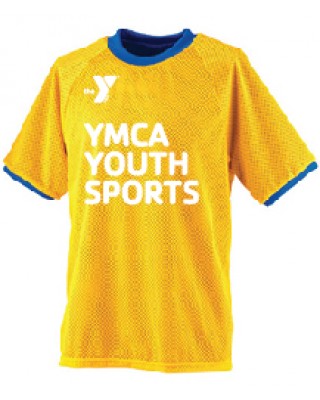 Y Logo Youth Reversible Practice Jersey YellowBlue
