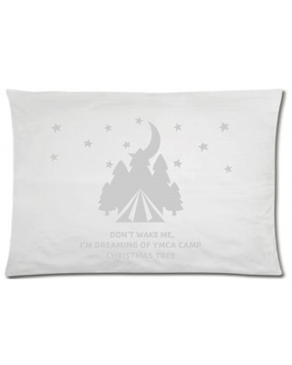Christmas Tree Tent Tie Dye Campfire Pillow