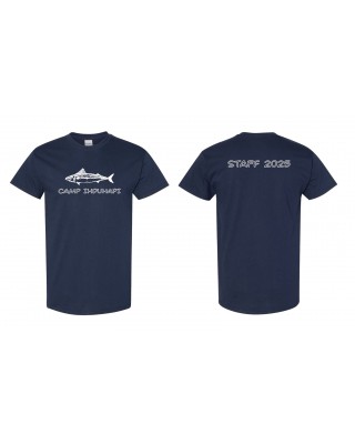 Camp Ihdhuhapi Fish - Gildan 5000 Navy