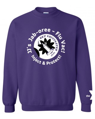 Jab-oree Get Vaccinated - Adult 18000 Purple