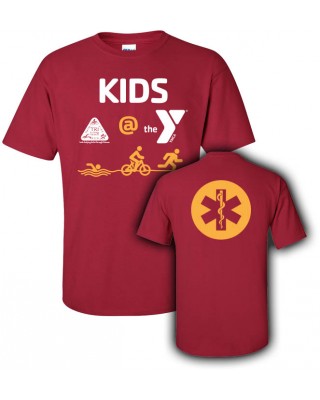Kids Tri, Hudson Medical - Gildan Cardinal Red