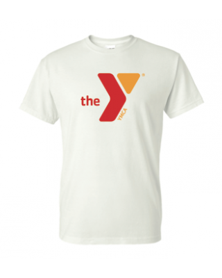 Y Logo Red/Orange - Gildan 2000 White
