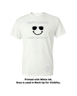 DayCroix Happy Camper Tie Dye - Gildan 2000/2000B White