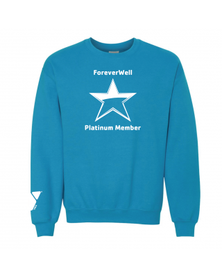 ADULT ForeverWell Platinum Member Sweatshirt - Gildan 18000 Sapphire