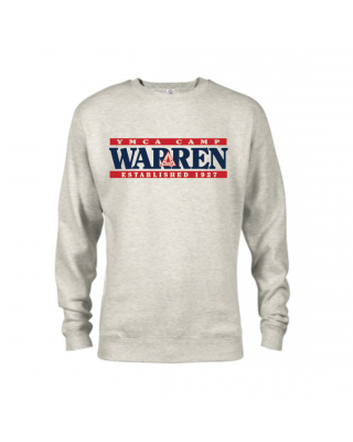 Camp Warren Throwback Crewneck - Delta Apparel 99100 Oatmeal