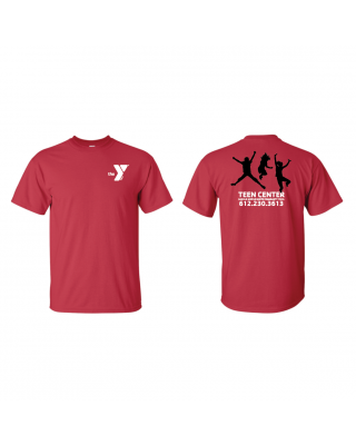 ADULT Harold Mezile Teen Center Tall T-Shirt - Gildan 2000T Red