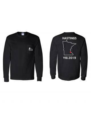ADULT Hastings YIG 2019 - Gildan 2410 Black