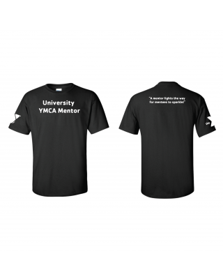 Y University Mentor Leader Shirt - Gildan 2000 Black