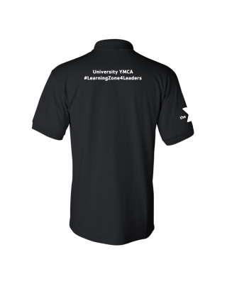 Y University Learning Zone Polo - Gildan 8800 Black