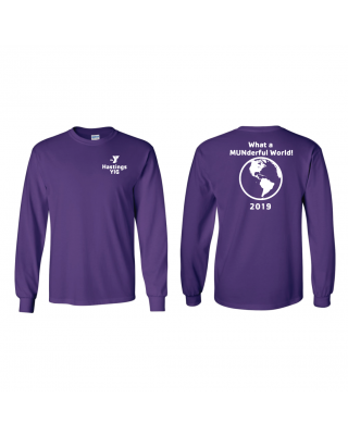 ADULT Hastings YIG MUN 2019 - Gildan 2400 Purple