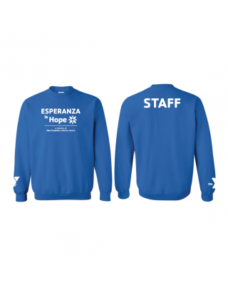 ADULT Esperanza Staff Crewneck - Gildan 18000 Royal