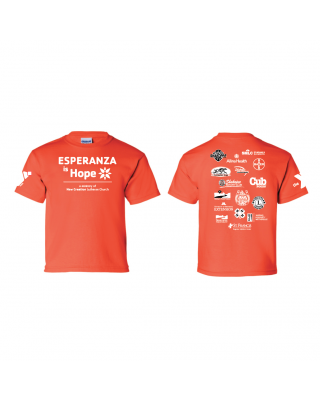 YOUTH Esperanza Shirt - Gildan 2000B Orange