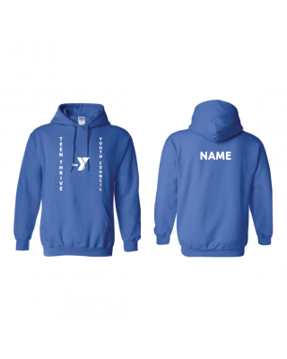 ADULT Teen Thrive Youth Council Hoodie w/ Name - Gildan 18500 Royal