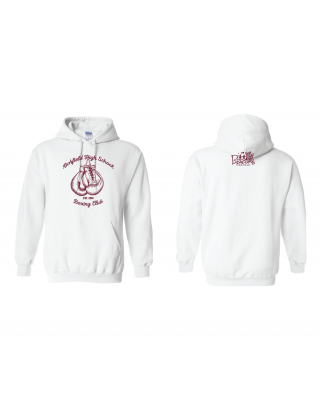 Beacons Richfield Boxing Club Gloves Hoodie - Gildan 18500 White