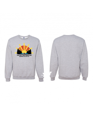 Spring Lake Est 2012 Canoe Crewneck NO Name- Jerzees 562MR Ash