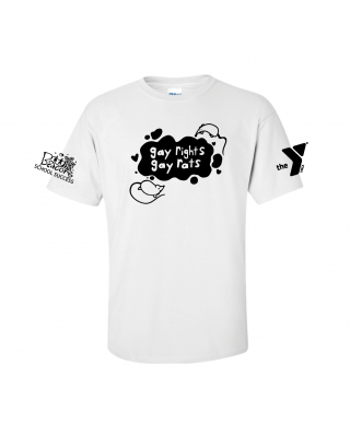 Beacons SAGE Gay Rats Tee - Gildan 2000 White