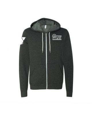 Camp St. Croix Hoodie - Bella + Canvas 3739 Dark Grey Heather