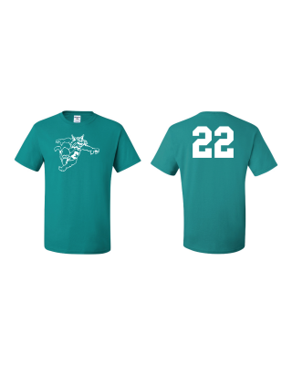 Beacons Tommie Jerseys with Numbers - JERZEES 29MR Jade
