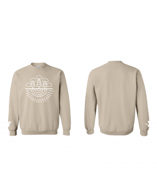 Spring Lake Reflection Sun Crewneck - Gildan 18000