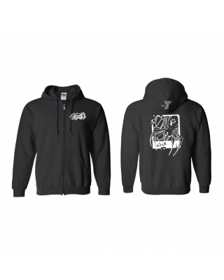 Beacons CEQUAL Spider Kpop Hoodie - Black Zip-Hoodie