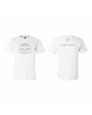Ihduhapi Camp Team Tie Dye - Bella + Canvas 3001 White 