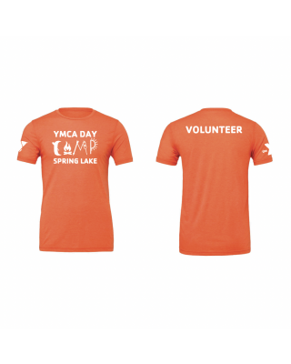 Spring Lake Camp Symbol Volunteer - Bella/Canvas 3001 Orange