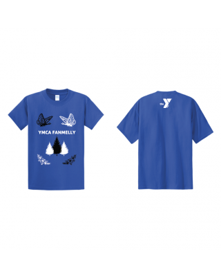 YMCA Fanmelly Tee - PC61 Royal Blue