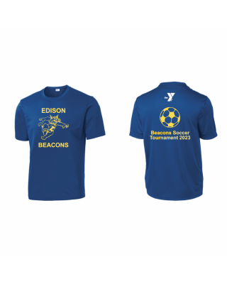 Beacons Edison Soccer 2023 Tee - Royal