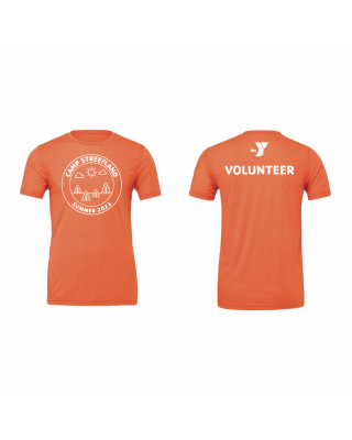 Streefland Circle Volunteer 2023 - Bella/Canvas 3001 Orange