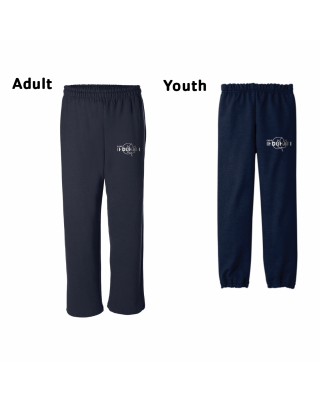 Ihduhapi Logo Sweatpants - Gildan 18400/18200B Navy