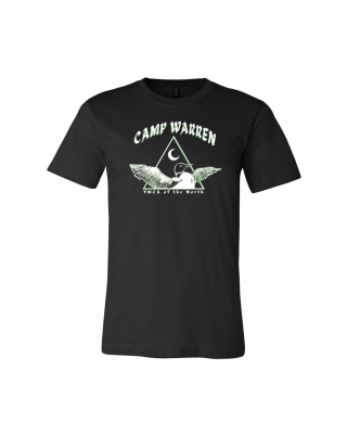 Warren Moon Loon Tee - Bella + Canvas 3001 Black