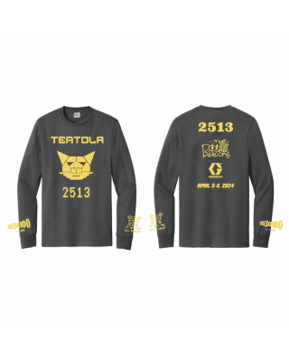 Beacons Tertola 2513 Robotics 2024 - Long Sleeve Tee Charcoal