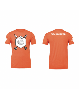 Day Camp Oxbow Volunteer 2024 - Bella + Canvas 3001 Orange