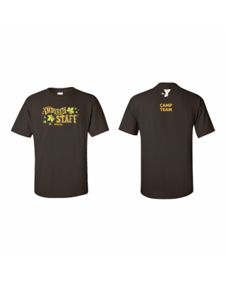 Idhuhapi Leaf Staff Tee - Gildan 2000 Dark Chocolate
