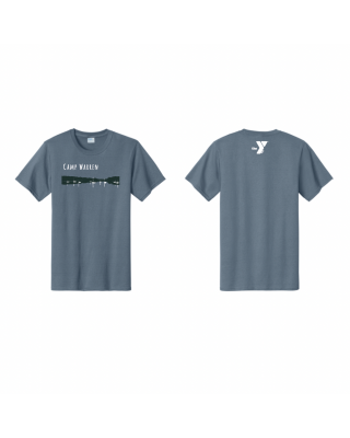 Warren Lake Tee - PC61 Stonewashed Blue