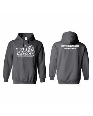 Beacons Youth Reasearcher - Charcoal Hoodie
