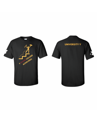 Y Rising College Achievers Tee - Gildan 2000 Black