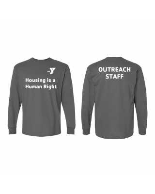 Housing is a Human Right Outreach Staff Long Sleeve - 2400
