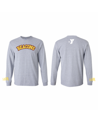 Beacons Collegiate Logo - Sports Grey Long Sleeve