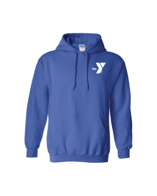 Y Logo Left Chest Hoodie - Screen Printed 
