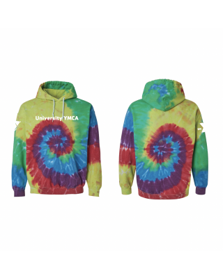 University YMCA Tie Dye Hoodie - PC146 