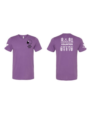 DayCroix Logo Volunteer Tee 2025 - Bella + Canvas 3001 Royal Purple