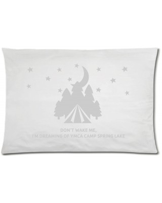Spring Lake Tent Tie Dye Campfire Pillow