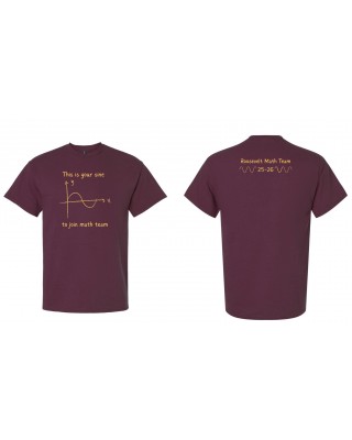 This is Your Sine Maroon Tee