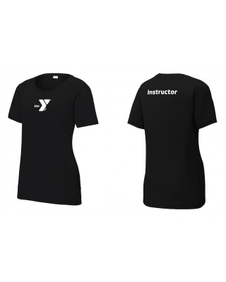 Y Instructor Ladies PosiCharge Tri-Blend Scoop Neck