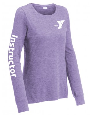 Y Instructor Ladies Exchange Long Sleeve Crew