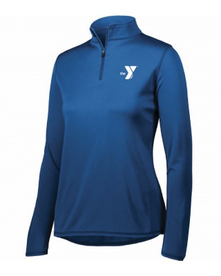 Ladies Y Uniform 1/4 Zip Wicking Pullover
