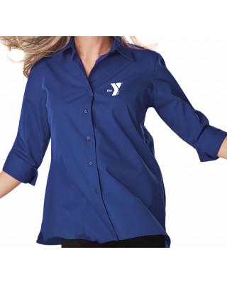 Ladies' 3/4 Sleeve Oxford - Maternity