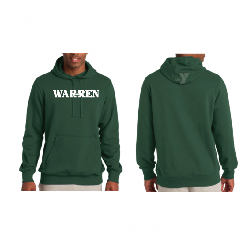 Camp Warren Retro Hoodie Sport Tek ST254 YST254 Forest