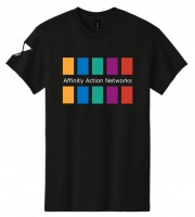 Affinity Action Network Black Short Sleeve Tee